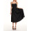 (M, Black) Robe midi d'été décolleté plongeant. 4