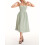 (M, Green) Robe midi d'été décolleté plongeant. 7
