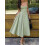 (M, Green) Robe midi d'été décolleté plongeant. 14