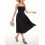 (M, Black) Robe midi d'été décolleté plongeant. 8