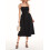 (L, Black) Robe midi d'été décolleté plongeant. 6