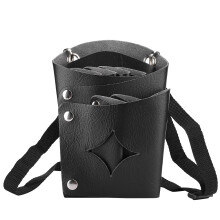 Stylist Tool Belt with Shear Holder Hairdresser Clipper Bag Versatile Spacious Quality PU Leather Removable Belt Organizer for Salon Home Use