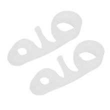 Fodpude til tåjustering, tåseparator med blødt gelmateriale, hammertåaflastning, genanvendelig knystekorrektor, justerbar pasform, unisex komfort