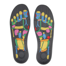 Semelles respirantes avec soutien complet de la voûte plantaire et stimulation des points d'acupuncture pour chaussures de travail et chaussures