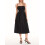 (M, Black) Robe midi d'été décolleté plongeant. 3