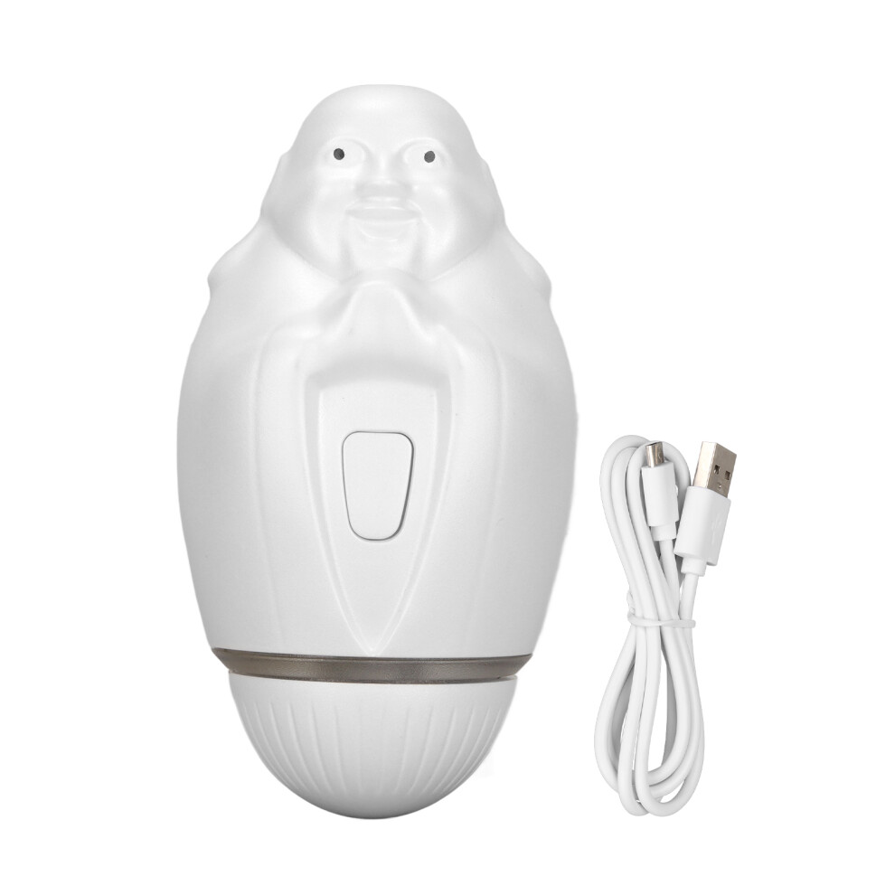 Light/White Breathing For Mindfulness, Calming Breathing Meditation Tool, Voice Activated Stress Relief, Portable Interactive Design, Noise For
