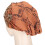 Bonnet décontracté en dentelle ornée de perles marron taille unique 9