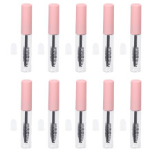 Leak-proof Design Mascara Vial, Portable Size Empty Mascara Tube, Clear Bottle with Eyelash Wand, Refillable Container for DIY Cosmetics, Sample Size