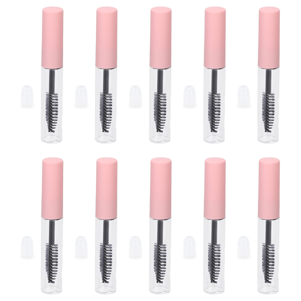 Leak-proof Design Mascara Vial, Portable Size Empty Mascara Tube, Clear Bottle with Eyelash Wand, Refillable Container for DIY Cosmetics, Sample Size