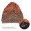 Bonnet décontracté en dentelle ornée de perles marron taille unique 3