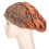 Bonnet décontracté en dentelle ornée de perles marron taille unique 6