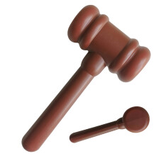 Judge Gavel for Kids Toy – Durable PP Courtroom Hammer for Pretend Play, Drama, and Education