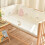 Baby Crib Bumper with Breathable Mesh Padding, Soft Cotton Cot Bed Rail Protector 200x28cm 1