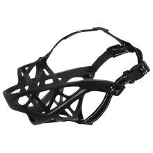 Adjustable Silicone Dog Muzzle Basket For Outdoor Use, Lightweight, Prevents Barking And Chewing