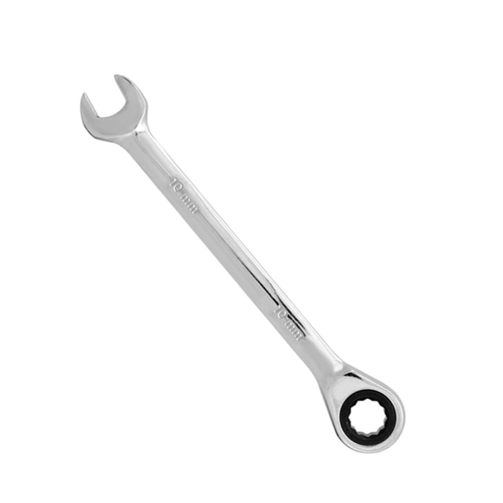 Ratchet Wrench Set 2Pcs Steel Twoway Ratcheting Spanner Quickrelease For Tight Spaces Silver 9426802657982