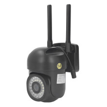 Caméra intelligente WiFi 1080P 2MP Extérieur 2,4/5GHz Vision Nocturne Noire