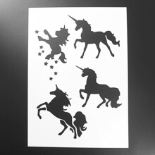 Unicorn Painting Template Stencils 26x21cm Reusable Wood Stencil For Signs Crafts Home Decor DIY