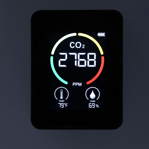 Semiconductor USB CO2 & Air Quality Detector LCD Display 9x7x4cm 2