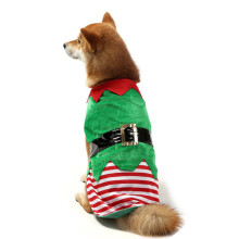 Hunde-Elfen-Kostüm-Weste, festlich, festlich für Weihnachten,-XS