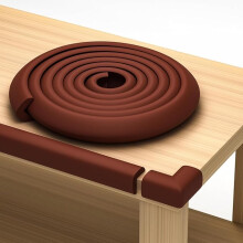 Furniture Edge and Corner Guards | 16.2ft Protective Foam Cushion | 15ft Bumper 4 Adhesive Childsafe Corners | Baby Child Proofing Foam Set and Safe