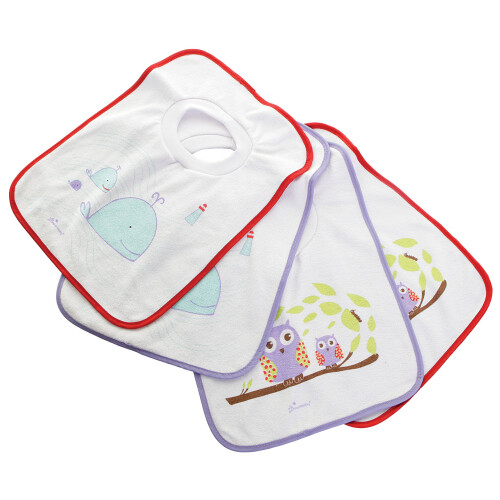 Dreambaby Terry Cloth Pullover Baby Bibs - Super A