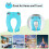Pejoye Folding Potty Training Seat for Kids, Folda 5