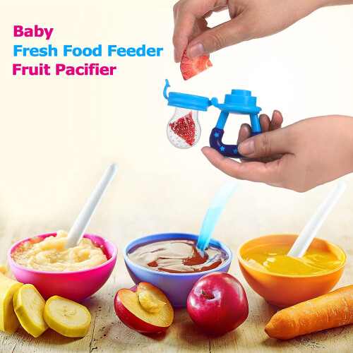 Baby Fruit Feeder JUYOO Weaning Dummies Set Includ 2