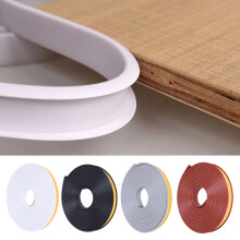 TWSOUL U-Shape Furniture Edge Banding Self Adhesive TPE Flexible Edge Protector Tape Edge Guards Edging Trim for Table Cabinet Furniture Restoration