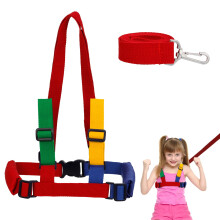 Baby Walking Harness for 1-3 Years, Toddler Reins with Safety Leash, Anti-Lost Harness for Boys & Girls, Adjustable Child Walking Belt with Safety Lo