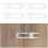 Vicloon Sliding Cabinet Locks, 4 PCS Child Proof C 1