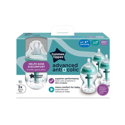 Tommee Tippee Tommee Tippee Advanced Anti-Colic Baby Bottles for 2