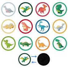 24 Sheets Potty Training Stickers, 12 Styles Color