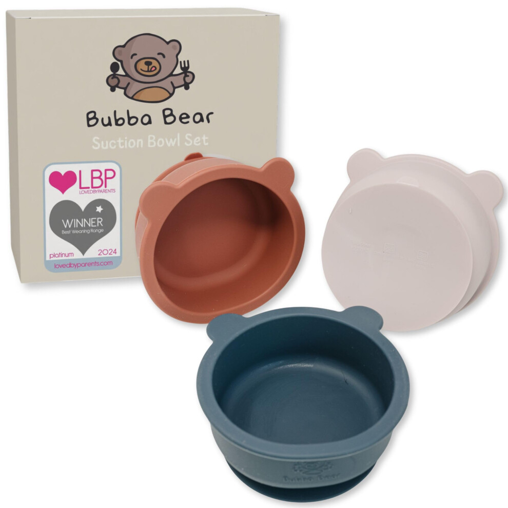 Bubba Bear Baby Bowls For Weaning | Suction Bowl