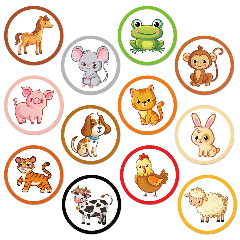 Lasuroa 24Pcs Potty Training Sticker, 12 Styles Toilet Tar