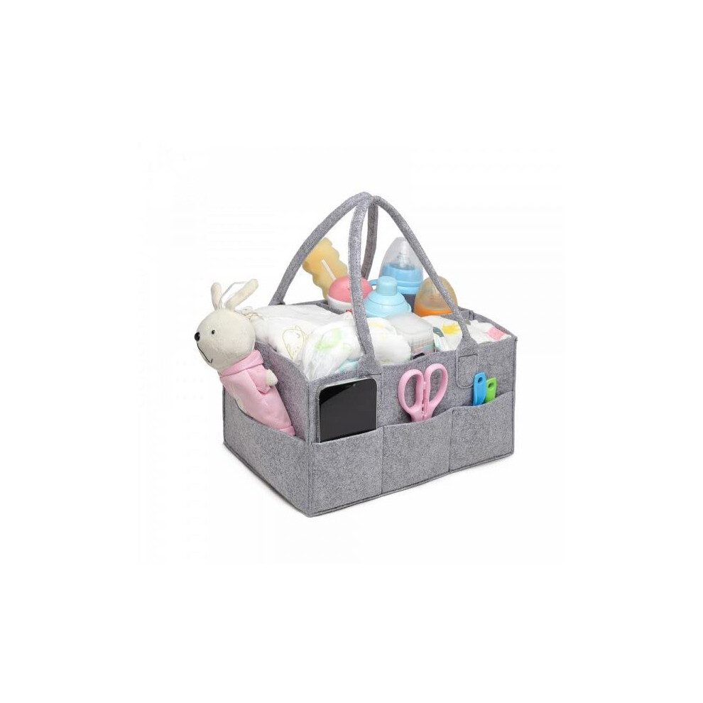Baby Nappy Caddy -New Born Gift- Baby Nappy Organi Emgthe