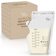 Yum Yum's 100 Pcs x 250ml Breast Milk Storage Bags