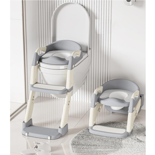 Lyefancy Kids Potty Training Seat with Steps, 2 in