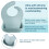 PandaEar 3 Pack Thick Silicone Baby Bibs for Babie 2