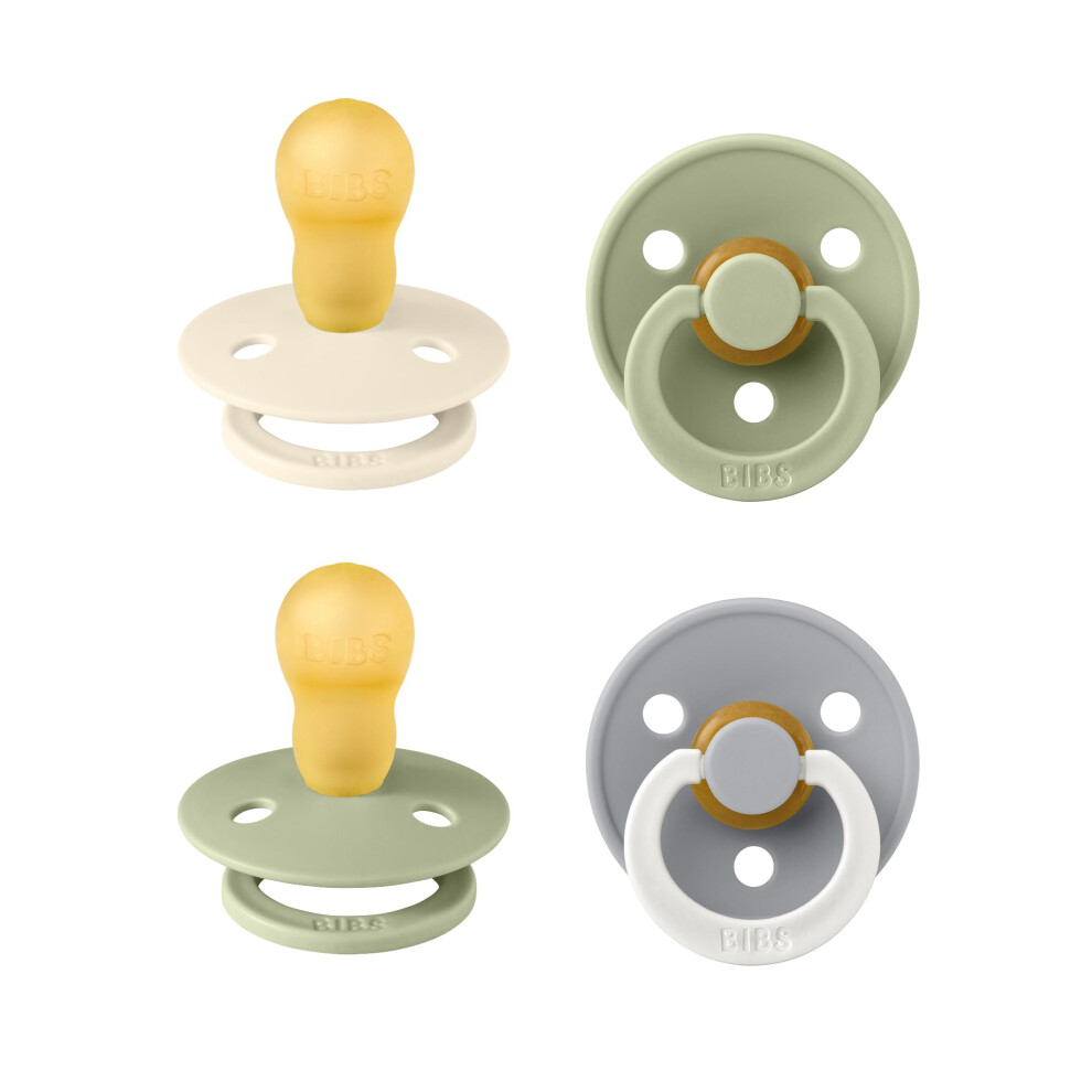 Dummies Colour 4-Pack, Bpa Free Dummy Pacifie Bibs