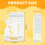 60 Pcs 250ml Breast Milk Storage Bags with Scale a 2