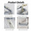 Lyefancy Kids Potty Training Seat with Steps, 2 in 3