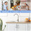 Vicloon Sliding Cabinet Locks, 4 PCS Child Proof C 7