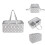 Baby Nappy Caddy - Nursery Storage Bin and Car Org 2
