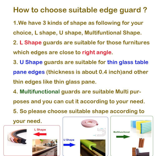 M2cbridge Multifunctional Edge and Corner Guard Coverage Baby Safety Bumper DIY 2m (Red) 2