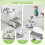 COOSEYA Frog Potty Training Seat, Upgrade 2 in 1 T 3