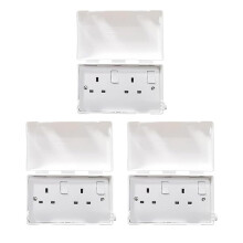 BabySecurity Electric Plug Socket Cover (3 Pack, D