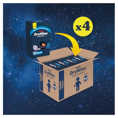 Huggies HUGGIES DryNites, Pyjama Pants, Boys 8-13 Years (3 1