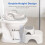Maliton Potty Training Toilet Seat with 2 Step Sto 3