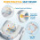 Orzbow Potty Training Toilet Seat with Steps, Stab 4