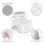 Maliton Potty Training Toilet Seat with 2 Step Sto 5